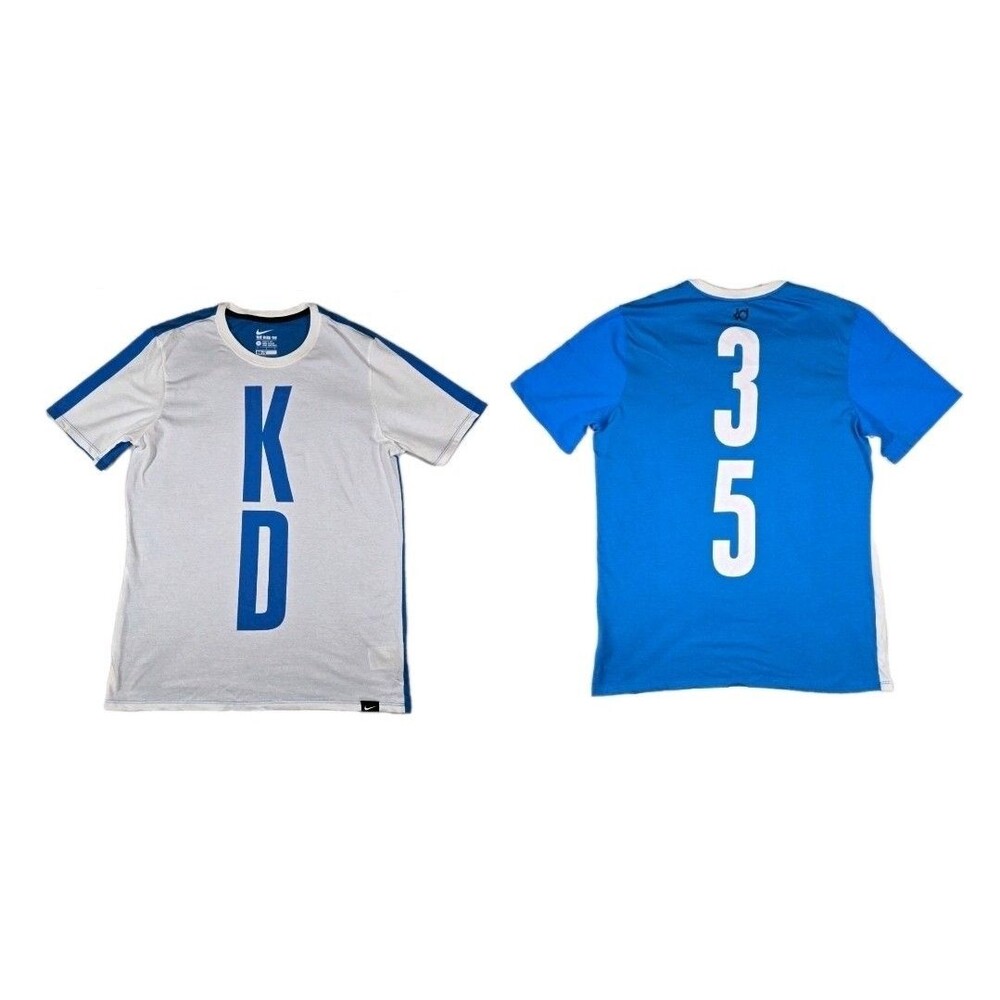 Mens Nike DriFit Kevin Durant KD #35 Short Sleeve T Shirt Large Athletic Cut